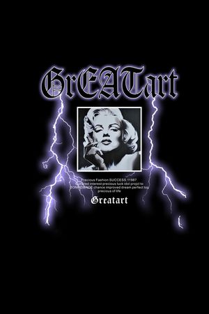 黑底花卉印花华亿平台图片