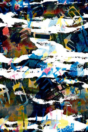 涂鸦印花华亿平台图片