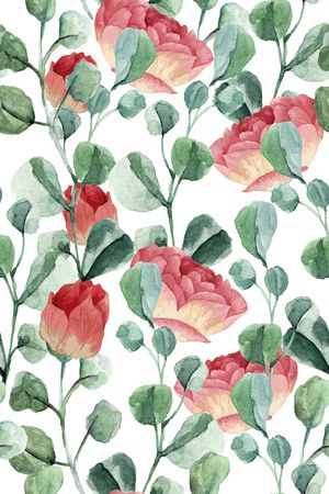 黑底花卉印花华亿平台图片