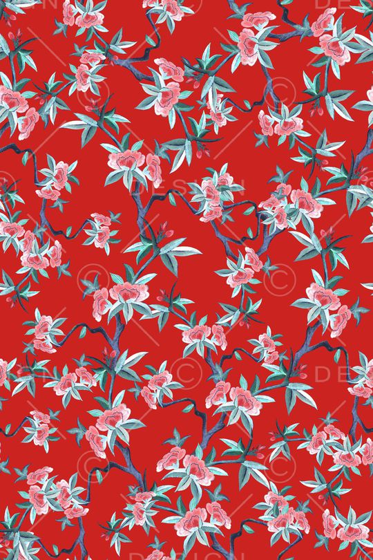 真丝印花华亿平台图片