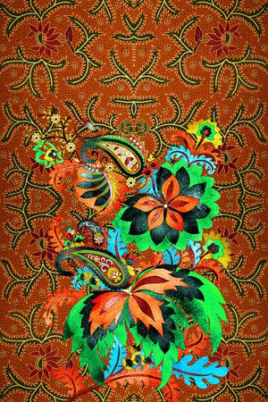 复古印花华亿平台图片