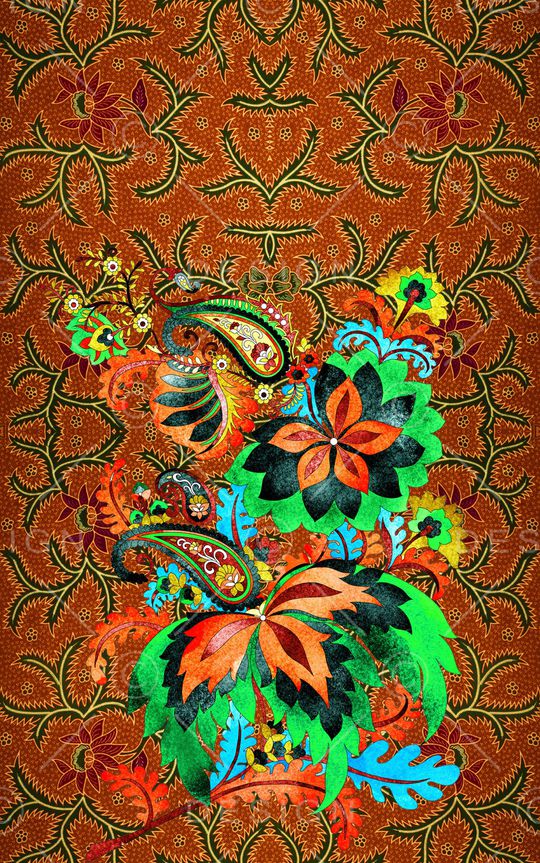 复古印花华亿平台图片