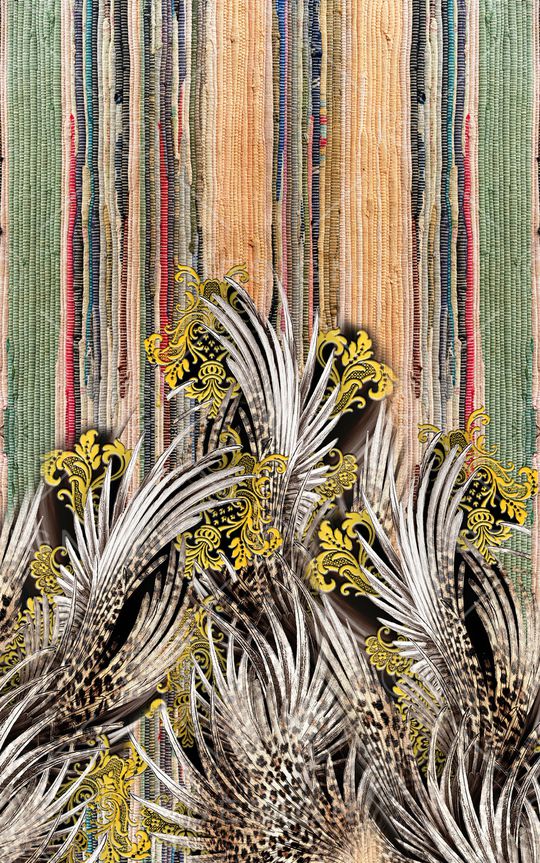 复古印花华亿平台图片