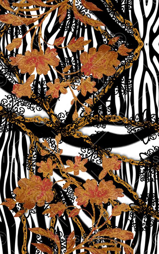 复古印花华亿平台图片