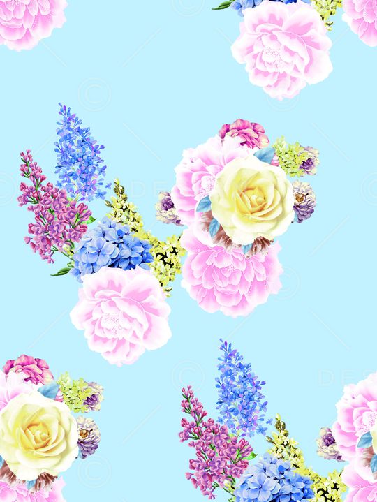 绿植树叶印花华亿平台图片