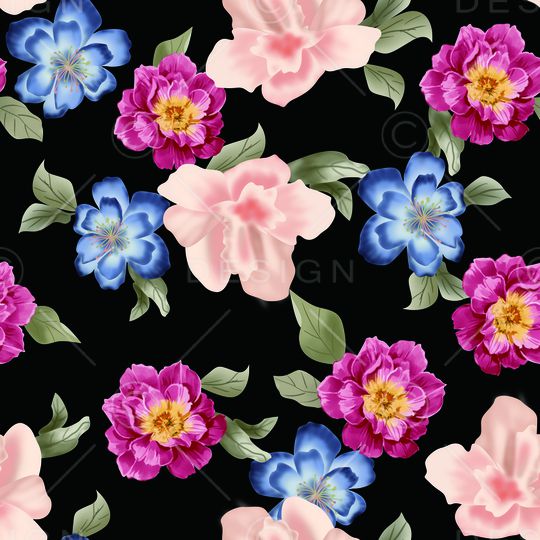 玫瑰花印花华亿平台图片