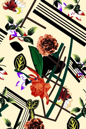 几何印花华亿平台图片