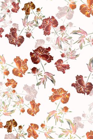 小碎花印花华亿平台图片