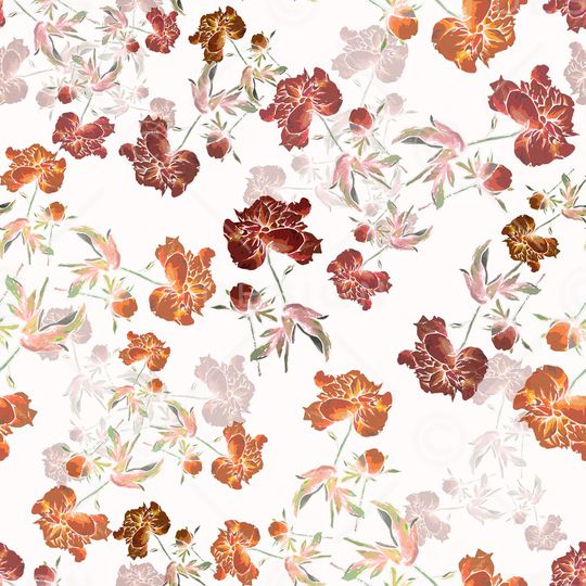 小碎花印花华亿平台图片