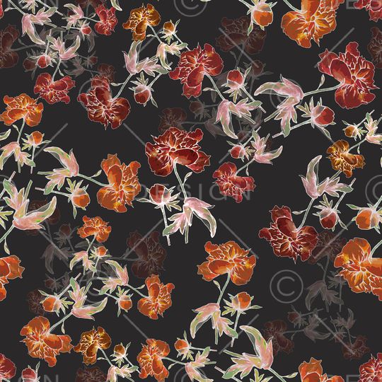 小碎花印花华亿平台图片