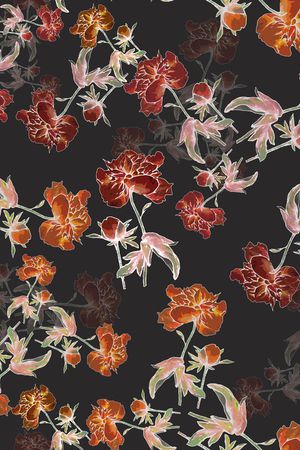 小碎花印花华亿平台图片