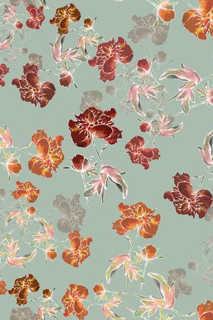 小碎花印花华亿平台图片