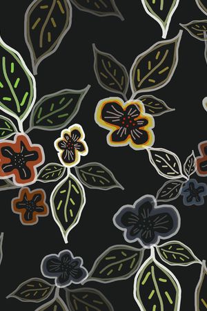 绿植树叶印花华亿平台图片