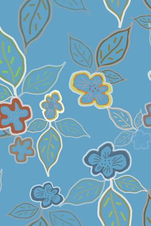 绿植树叶印花华亿平台图片