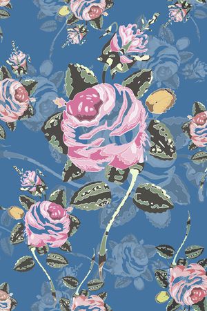 小碎花印花华亿平台图片