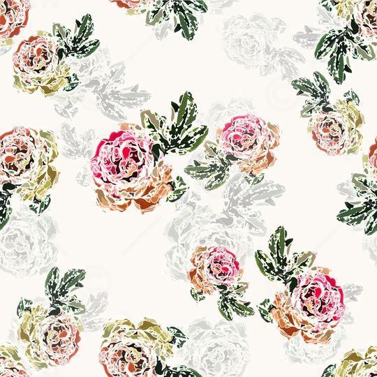 小碎花印花华亿平台图片