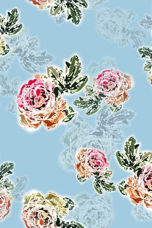 小碎花印花华亿平台图片