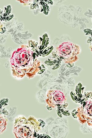 小碎花印花华亿平台图片