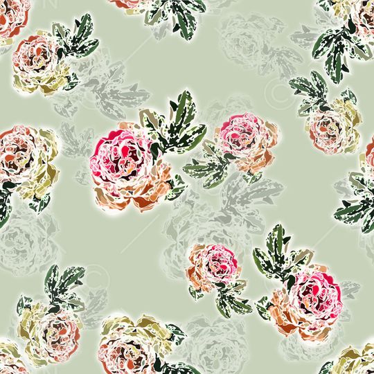 小碎花印花华亿平台图片