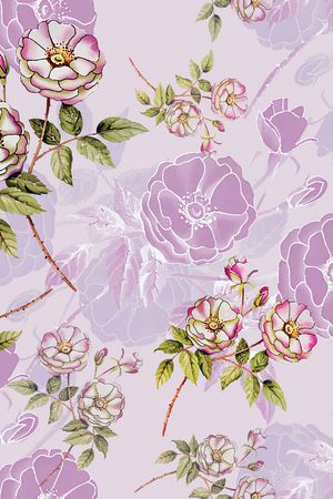 小碎花印花华亿平台图片