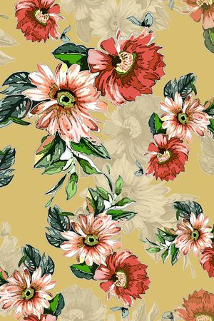 小碎花印花华亿平台图片