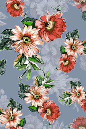 小碎花印花华亿平台图片