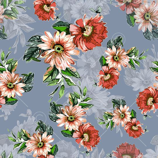 小碎花印花华亿平台图片