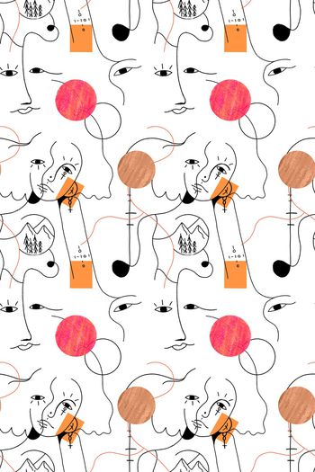 简约印花华亿平台图片