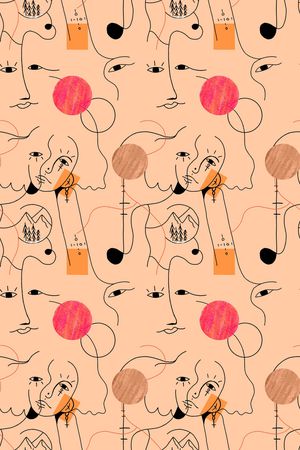 简约印花华亿平台图片