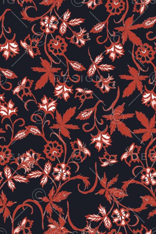 复古印花华亿平台图片