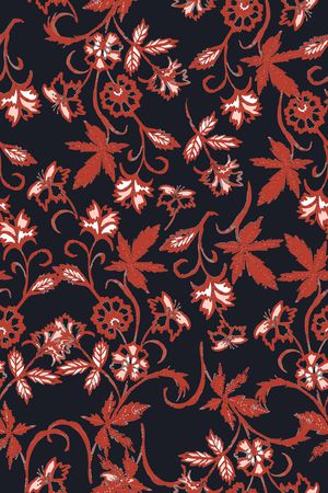 复古印花华亿平台图片