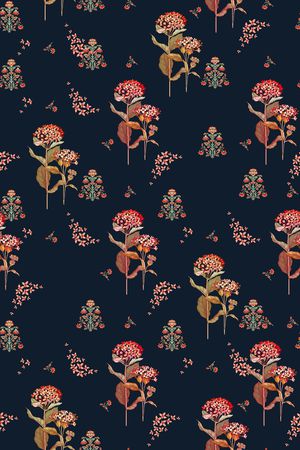 复古印花华亿平台图片