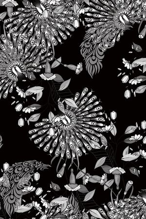 复古印花华亿平台图片