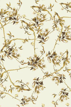 树枝印花华亿平台图片