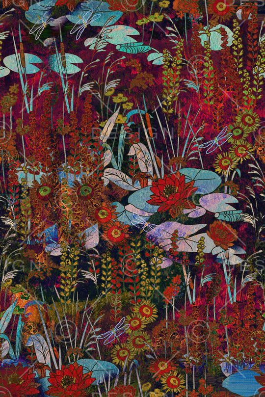 复古印花华亿平台图片