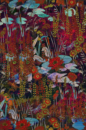 复古印花华亿平台图片