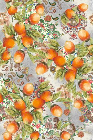 连衣裙印花华亿平台图片