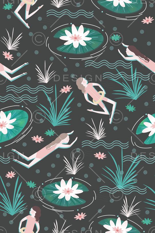 荷花印花华亿平台图片