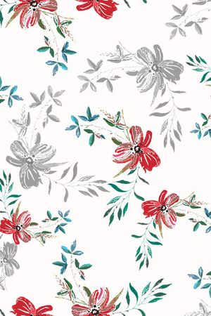 小碎花印花华亿平台图片