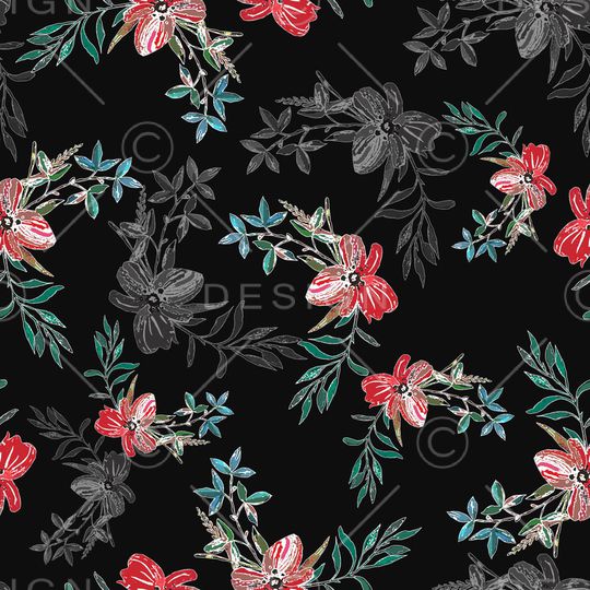 小碎花印花华亿平台图片