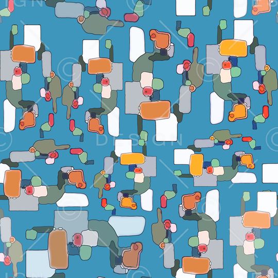 抽象印花华亿平台图片