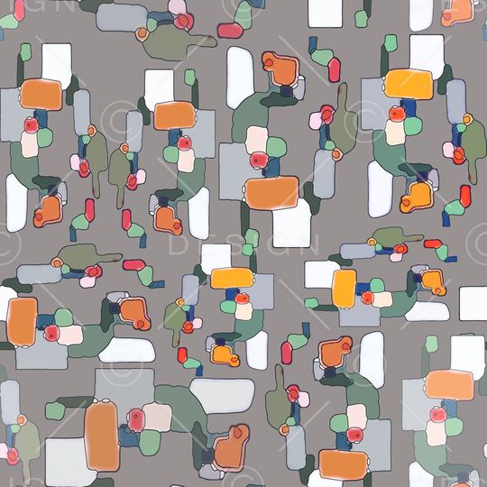 抽象印花华亿平台图片