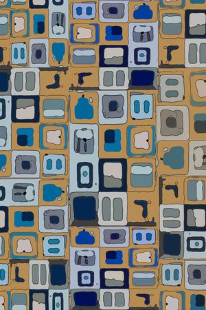 抽象印花华亿平台图片