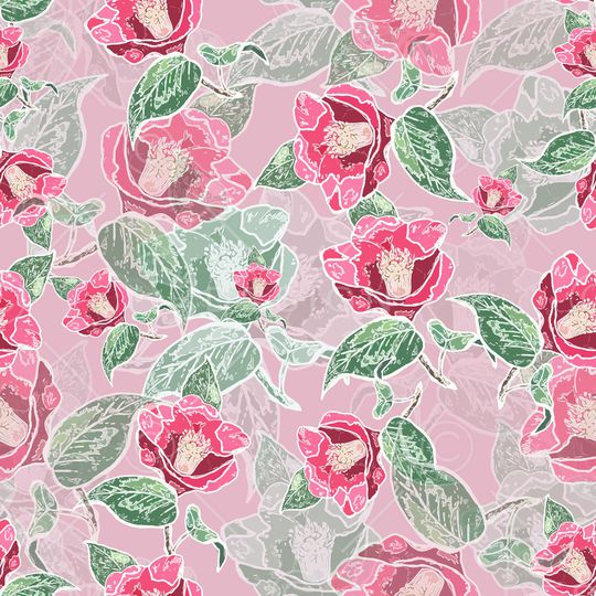 绿植树叶印花华亿平台图片