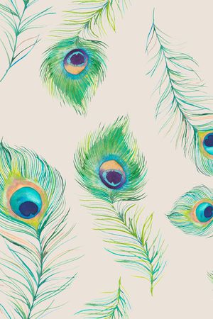 羽毛印花华亿平台图片