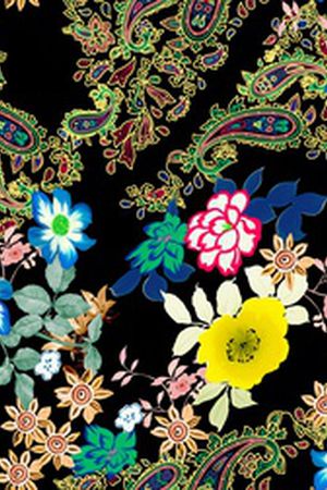 佩斯利印花华亿平台图片