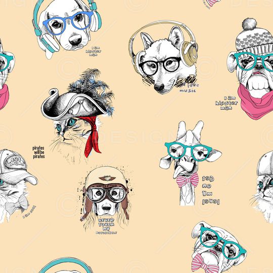 动物印花华亿平台图片