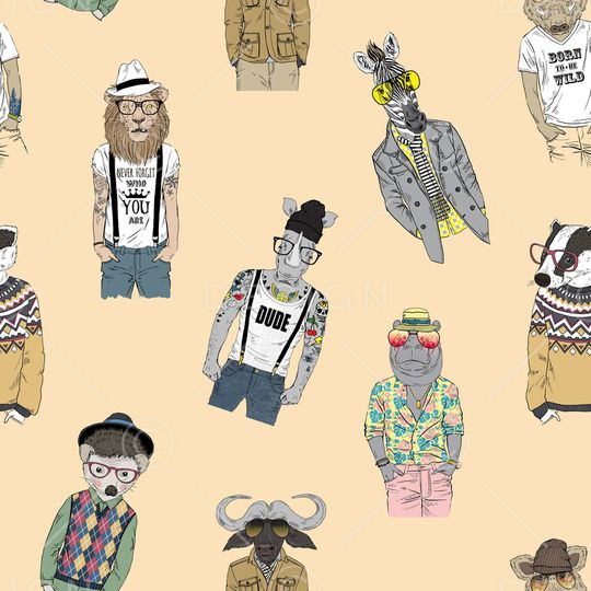 动物印花华亿平台图片