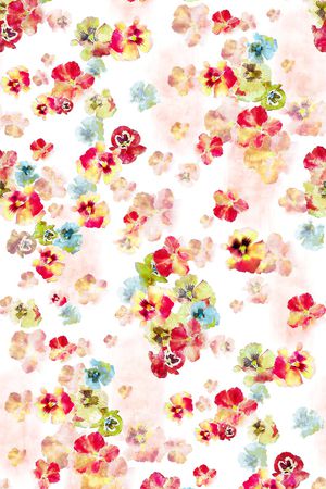 水彩印花华亿平台图片