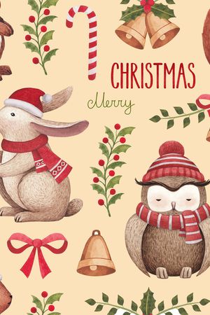 卡通动物印花华亿平台图片